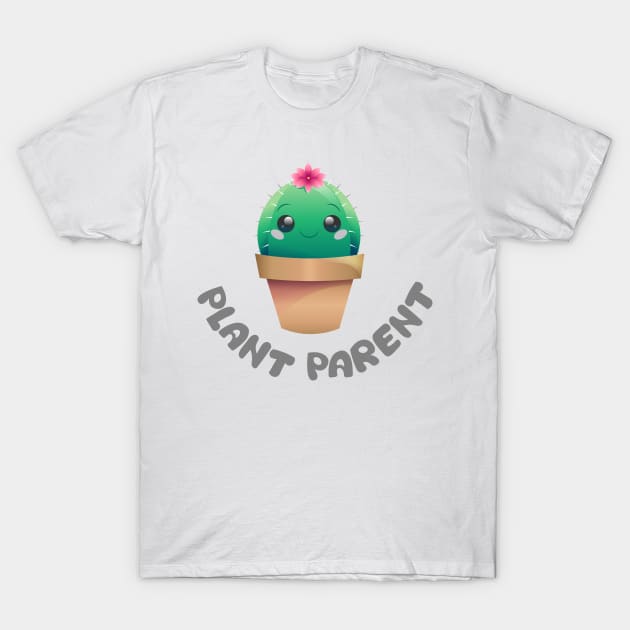 Plant Parent Cactus T-Shirt by spookpuke